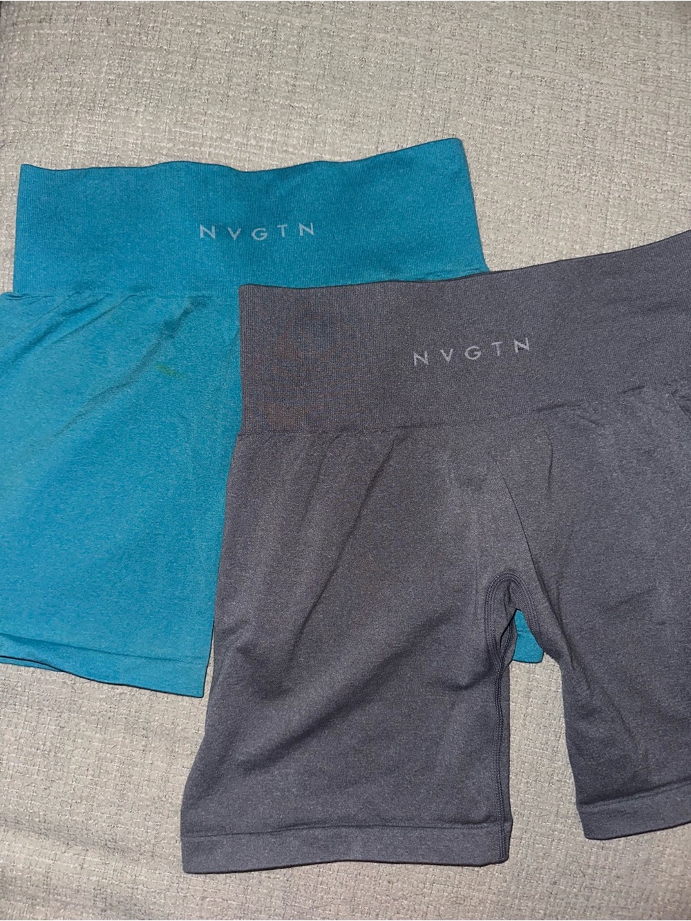NVGTN Shorts - Teal & Charcoal